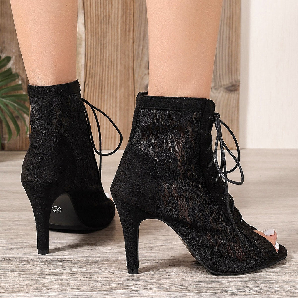 Ultra-high slim high-heeled boots