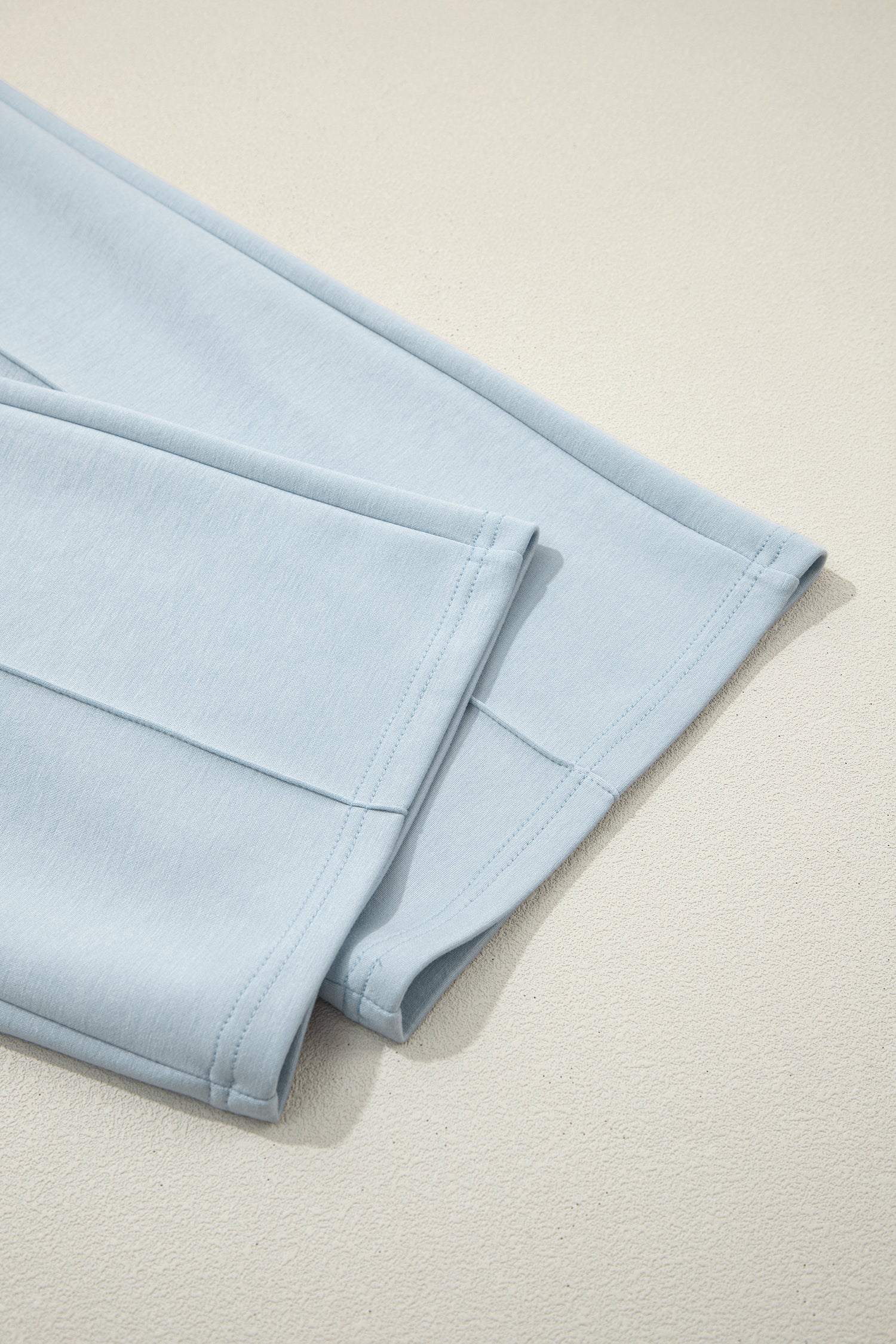 Light Grey Half Zip Polo Tee Casual Pant Set